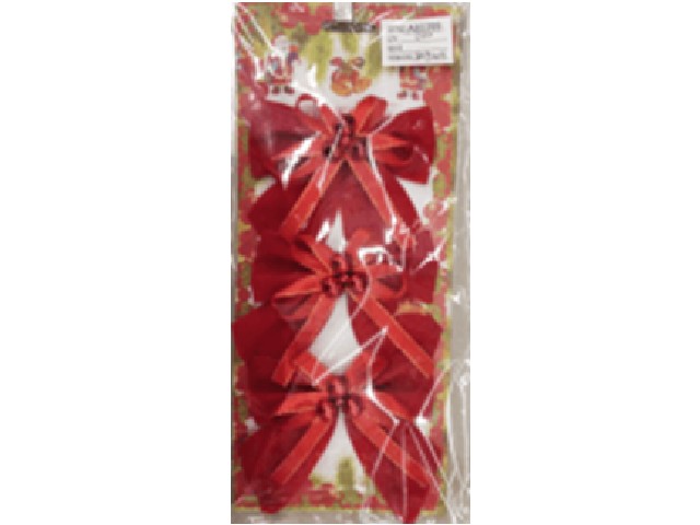 Бант G61 10х11см 3шт